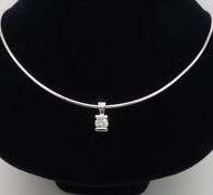 1.18CT Diamond Solitaire Pendant Necklace