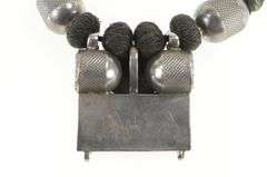 Sterling Silver Floral Bird Tibetan Medallion Rope Necklace