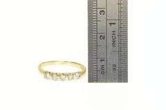 14K Yellow Gold 0.50 Ctw Classic Diamond Wedding Band Ring