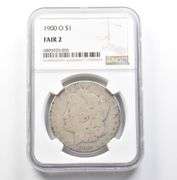 1900-O Morgan Silver Dollar Fair 2 NGC Lowball