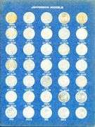 Album of 70 Jefferson Nickels 1938-1964 w/War Nickels