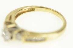 14K Yellow Gold 0.62 Ctw Diamond Classic Engagement Ring