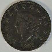 Attractive 1827 Coronet Head Large Cent in VF