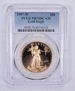 1997-W $50 American Gold Eagle 1 Oz Gold PR70 DCAM PCGS