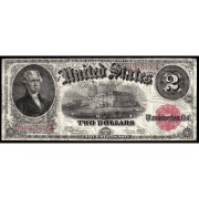 $2 1917 Legal Tender, Fr. 60 Pearl Bracelet Very Fine