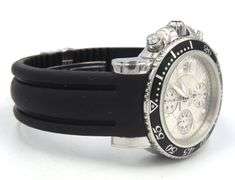 Montblanc sport automatic 41.5mm silver dial chronograph watch