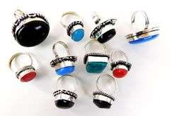 10 Costume Jewelry Gemstone Rings