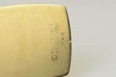 14K Yellow Gold Ornate Vintage Mickey Mouse Disney Charm/Pendant