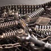 Original Metal Electric Guitar Sculpture