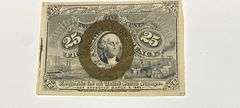 Choice Gem  Unc 25 Cent Fractional Currency Note