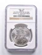 MS65 1887 Morgan Silver Dollar Olathe Dollar Hoard NGC