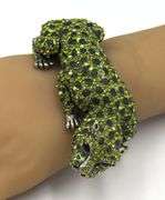 Panther Crystal bangle bracelet