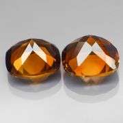 Beautifully matched 9.32ct Imperial Topaz pair