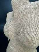 10k Yellow Gold-Hollow Pave Curb Link Chain 2mm Necklace 24"