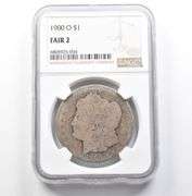 1900-O Morgan Silver Dollar Fair 2 NGC Lowball