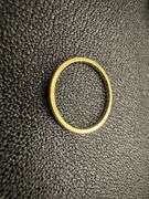 10k Yellow Solid Gold 2mm Domed Plain Men's Women's Wedding Band Size 6