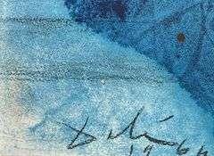 Highly Collectible and Rare Salvador Dali Original Llithograph from the  'Biblia Sacra' Suite