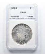 MS65 1922-D Morgan Silver Dollar NNC