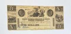 $5 Frederick Md C&O Canal 1840 Note