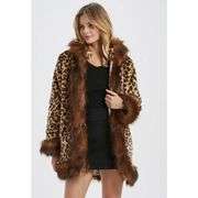Womens Leopart Hooded Jacket