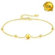 Yellow Gold Wheat Bracelet