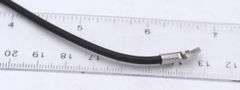 Black braided necklace with Judith Ripka 925 sterling silver clasp