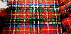 Signed d. Anne Ruff Tartan Doll House Furniture