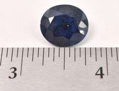Lovely 8.18CTS Natural Oval Shaped Blue Sapphire
