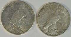 Blazing-white 1926-S and 1927-S Peace Silver Dollar. Better dates