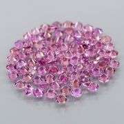 Rare heated only 2.02ct pink Sapphire set