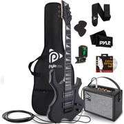 Heavy Metal Electric Fire Guitar and Accessories