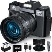 New SLR Camera 4K with Flip Screen