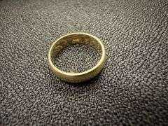 14k Yellow Solid Gold 5mm Domed Plain Men's Women's Wedding Band Size 12