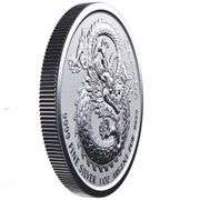 2019 Canada Lucky Dragon High Relief 1 Ounce Silver Coin
