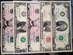 5 Different US Star Notes: 1963-2017