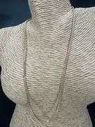 10k Yellow Gold-Hollow Franco Wheat Rope Chain 1.85mm Necklace 18"