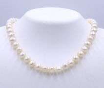 Fresh water pearl strand necklace