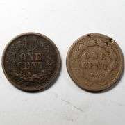 1859 1860 CN Indian Cents