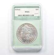 1879-S Morgan Silver Dollar MS65 NTC