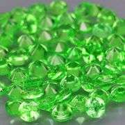 Rare 1.94ct untreated apple green Tsavorite set