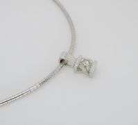 1.18CT Diamond Solitaire Pendant Necklace