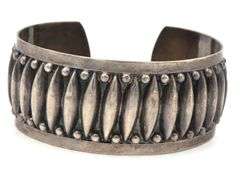 Vintage 925 sterling silver signed engraved cuff bangle