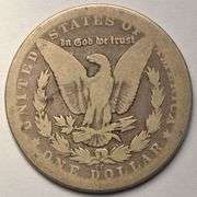 1879-CC Morgan Silver Dollar VAM-2B, Circulated.