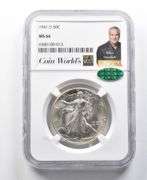 1941-D Walking Liberty Half Dollar Miles Standish MS66 NGC CAC