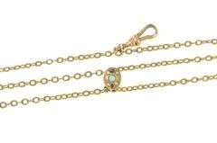 Gold Filled Victorian Opal Slide Pocket Watch Steampunk Necklace