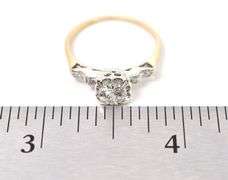 Fantastic 14K Yellow Gold Diamond Engagement Ring