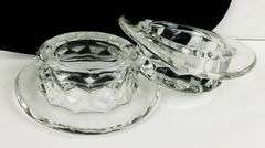 Pair of Vintage Fostoria Hat Shape Master Salts