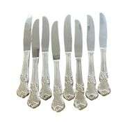 Vintage 56 Piece Monogrammed “K” Silverplate Flatware Set From Old Company Plate
