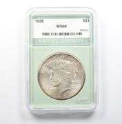 1926 Peace Silver Dollar MS66 NTC