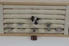 Sterling Silver Curated Ring Assortment Various Sizes & Styles (10 Ring Lot)